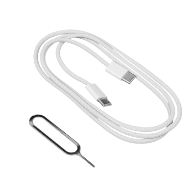 CC1-G Incluye Sujetacables 1 metro Macho USB-C a Macho USB-C 100cm Tipo-C 60W Cable USB con Trenzado