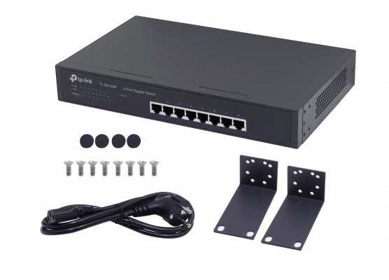 TL-SG1008 TP-LINK 8-1000 Rack Switch Gigabit de Escritorio no Gestionable