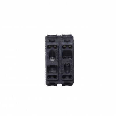 KEP-B Interruptor bipolar blanco KALOP de 4 pines, tamaño 9/12, 10A 250V, requiere base KEP-A, modelo KL40175