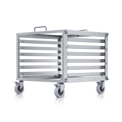 URACK UBIQUITI Bastidor Desarmable de 6 Unidades con Ruedas y Panel de Parcheo para 24 Keystone