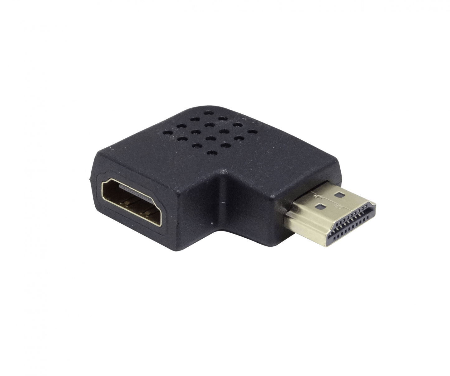 HDMI-LL Conector HDMI v2.0 Macho Hembra en Ángulo Recto hacia la Izquierda 90 Grados