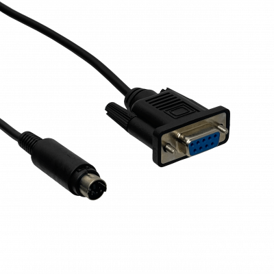RS232-DIN Cable para PLC Melsec RS232 1.8m DIN Macho (PS2) a DB9 Hembra (DE-09) 180cm