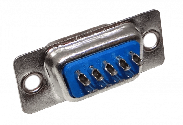 DB9-H Conector Hembra D-Sub de 9 Pines Soldable para Cable req/DB-CAP DE-09/H 31mm