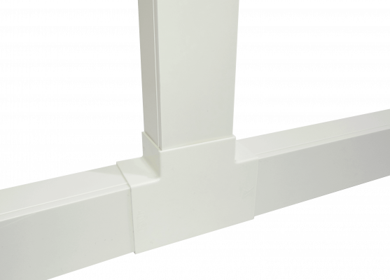 QN6T Derivación en T Blanca LINKCHIP 60x40mm CCA-6040-TE para Canaleta QN6W