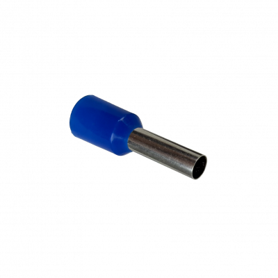 E2508-A Azul 2,5mm2 8/15mm 100-unids AWG14 Ferrules Terminal Aislado Crimpeabl