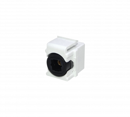 KTHH Keystone Toslink-Hembra Toslink-Hembra Blanco Plástico