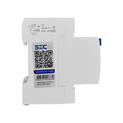 DIFERENCIAL-25A LEXO 2x25A 2P 30mA Disyuntor Diferencial RKN Seguridad Riel-Din