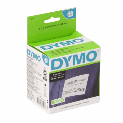 30857 DYMO 250x Rótulos 57x102mm para 69110