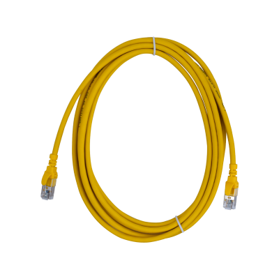 C6AM-30 LINKMADE 3 metros Cat6a U/FTP Amarillo LSZH Cable de Conexión Moldeado Multifilar
