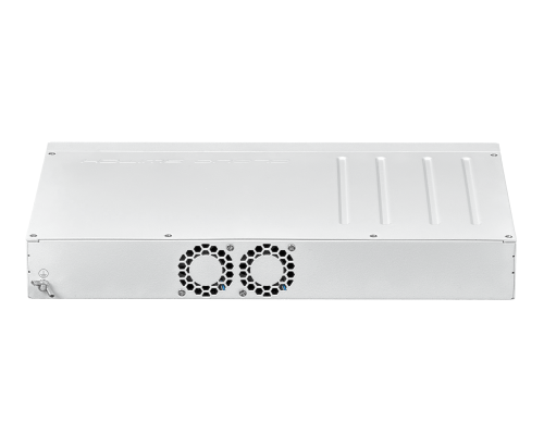 CRS504-4XQ-IN MIKROTIK 4-QSFP28-100G 1-100 L5 36-57VDC 2-220VAC necesita-cables-C13 PoE-entrada