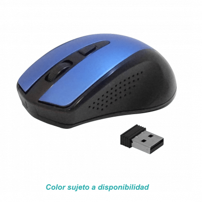 XTM-315 XTECH Ratón Inalámbrico USB, 2.4GHz, 4 Botones, Incluye 2 Pilas AAA, Color Azul o Gris