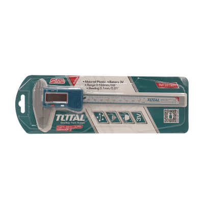 PIE-DIGITAL TOTAL Pie de Metro Digital 150mm 6pulgadas incl. pila CR2032 TMT331501