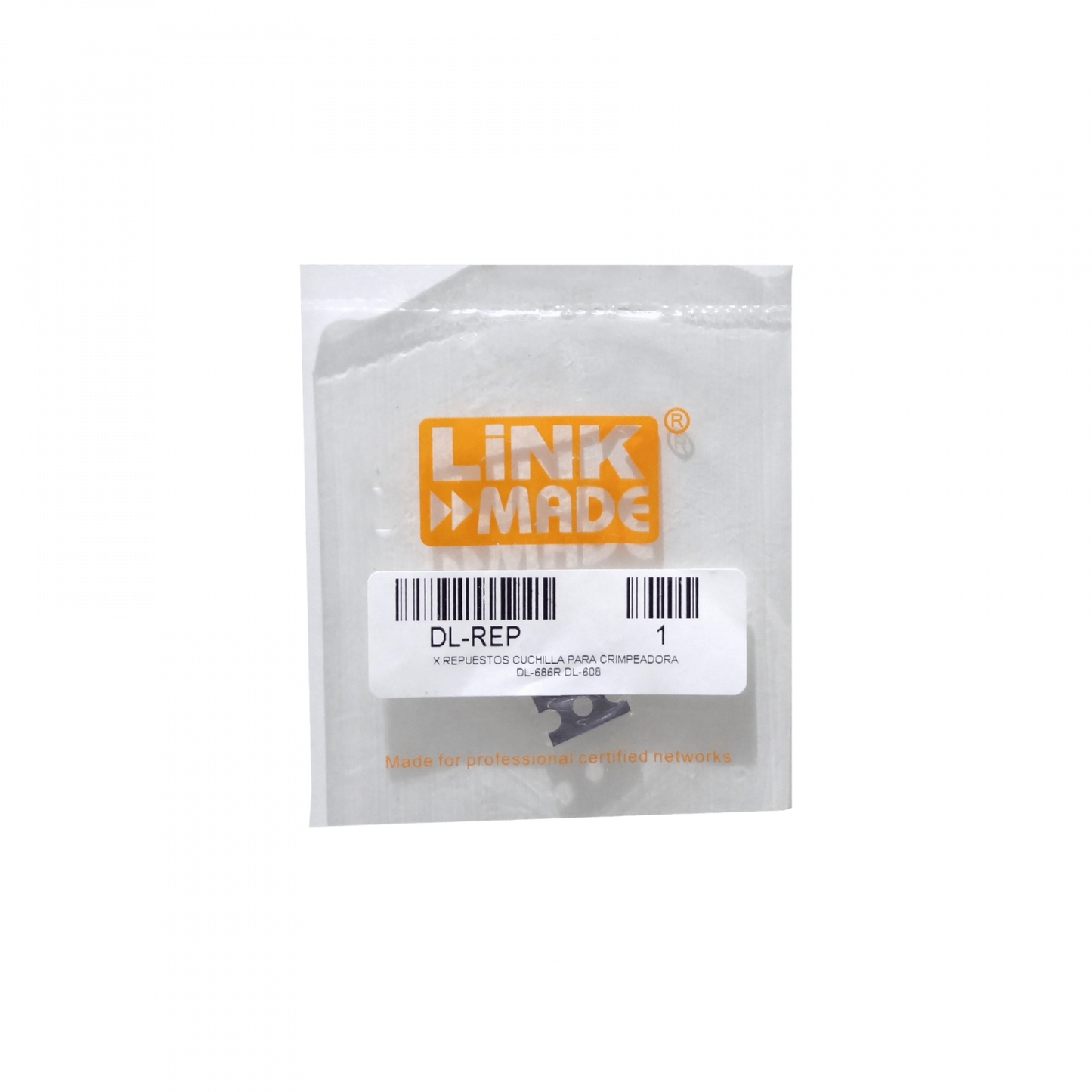 DL-REP Cuchilla de Repuesto Unitaria para Crimpeadora DL-686R DL-608 13,5x10mm