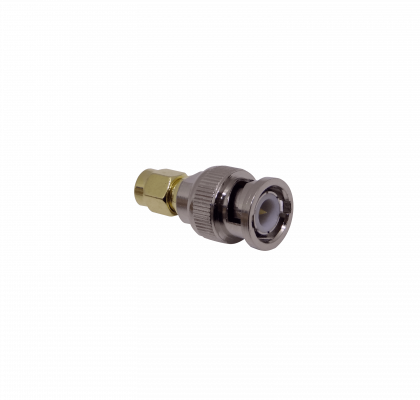 BMSM Adaptador conector BNC macho a SMA macho de 31mm de longitud total