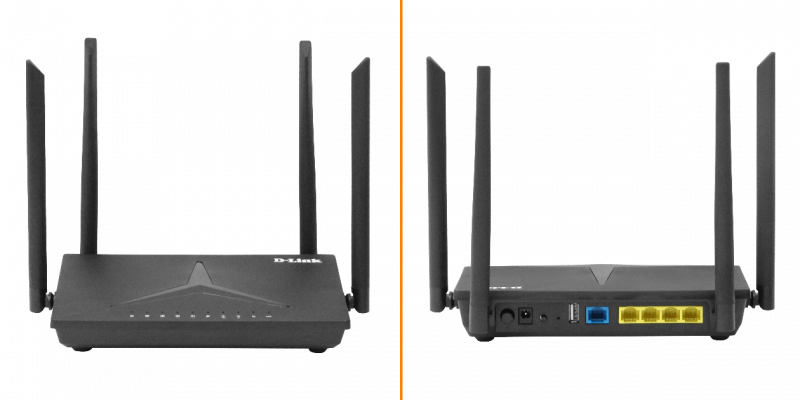 DIR-825M D-LINK Sistema Malla 4-1000 AC1200 USB 2,4/5GHz 300/867mbps 4-Antenas-Fijas-5dBi 1-WAN