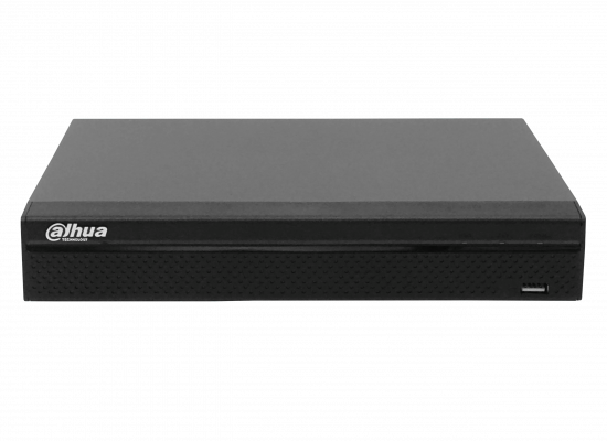 NVR4116-8P DAHUA NVR 16-Canales-IP 8-Puertos-PoE 5 Megapíxeles H.264 HDMI VGA 2-USB 1xSATA6TB 2RCA SMA