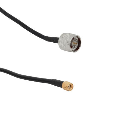 RM2NM-15M Cable Coaxial Negro LMR195 de 15m con Conectores RPSMA-Macho a N-Macho