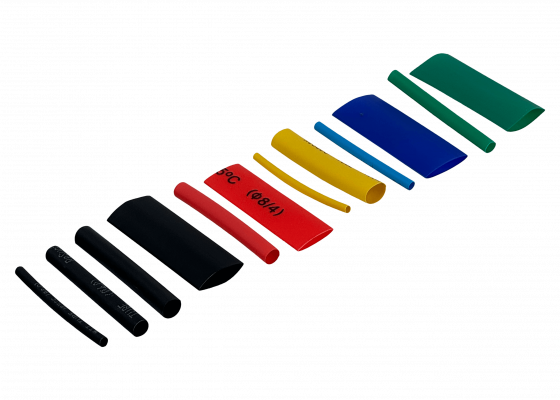 KIT-TERMO Conjunto de Fundas Termocontraíbles 530-Unidades 1,5 2 3 4 5 6 8 10mm Surtido-Colores