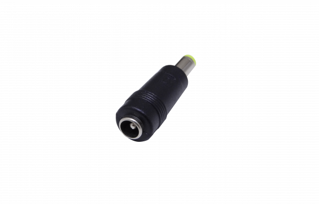 PLUG-2155-1755 Adaptador Clavija 5,5x2,1mm-H Largo-XXmm a 5,5x1,7mm-M Convertidor M-H