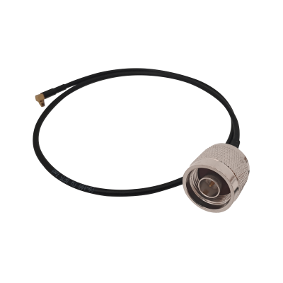 CA-MMNMCN19 50cm MMCX N-Macho LMR100 Cable Coaxial Negro