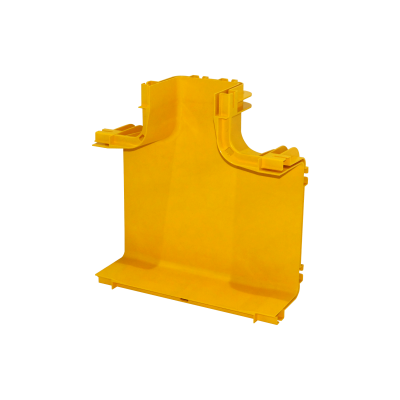 CCA-240-TH1 240x100 a 120x100mm Derivacion Horizontal Tee Amarilla PC+ABS LSZH Hem