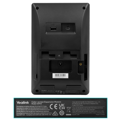 EXP-50 YEALINK Panel de Ampliación con Pantalla LCD para Teléfonos T5XX VP59 MP5XX 2-USB