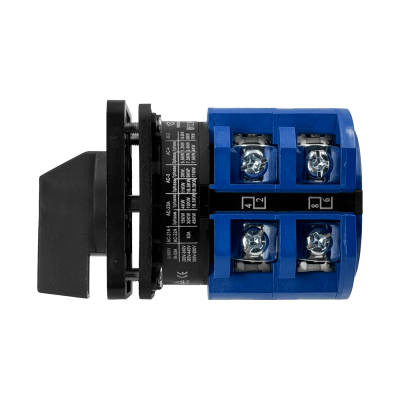 LW20-63 Interruptor conmutador rotativo 2 polos 3 posiciones 1-0-2 63A 680V 65x65mm altura 80mm