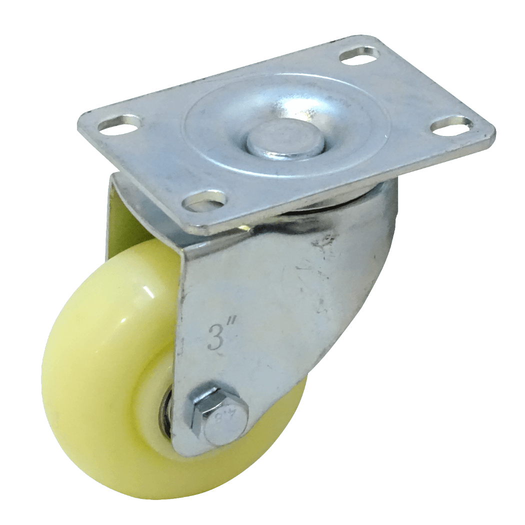 RUEDO-3B Rueda 3-pulgadas Blanca Pivotante Capacidad-30Kg 65x92x105mm