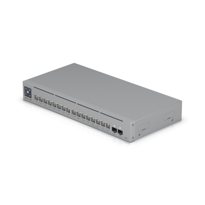 USW-PRO-MAX-16-POE UI Switch UniFi Capa 3 con 12 Puertos PoE+ 1000Mbps, 4 Puertos PoE++ 2500Mbps, 180W Total y 2 Ranuras SFP+ 10G
