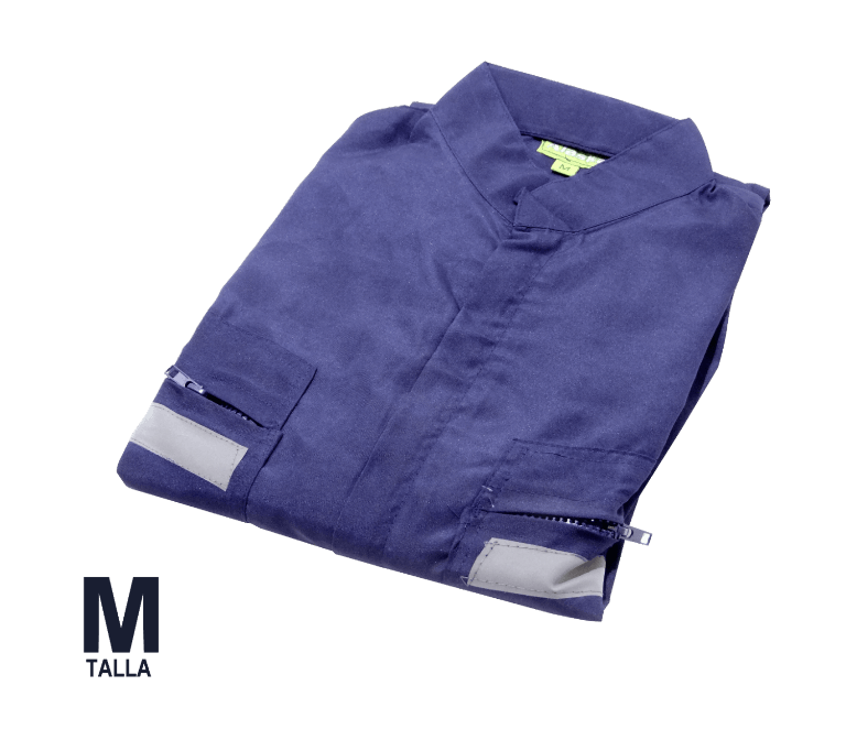 OVEROL-MA M Azul 44/46 Alt-172cm Overol Poplin Cintas-Reflectantes Poliester