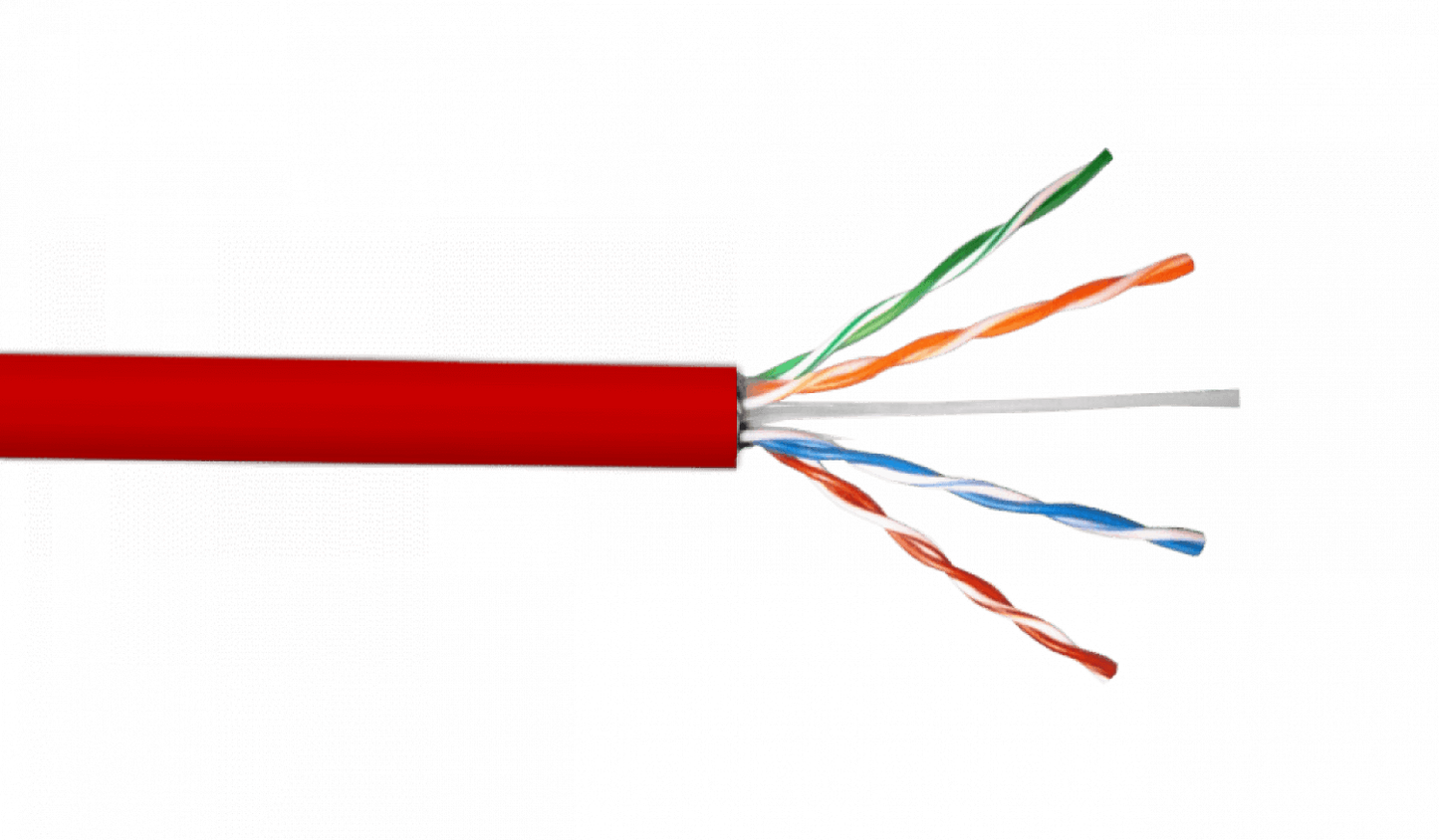 CBP-MR3 LINKCHIP Cable de Red UTP Cat5e Interior Multifilar 24AWG Cobre 305 metros Color Rojo