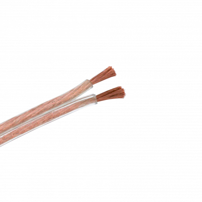 2X24T 2x24AWG Cobre 2x0,2mm2 100mt Transparente Alambre Paralelo Multifilar 11x0,15
