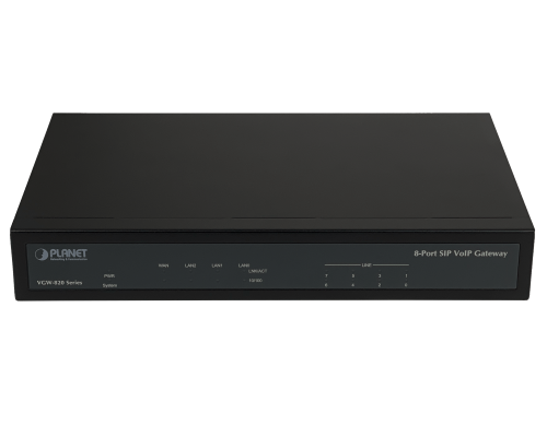 VGW-820FS PLANET Router VoIP 8-FXS-RJ11-H 3-100 1-WAN genera 8linea telef analog