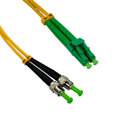 JFSBU1 1 metro LC/APC-ST/APC Monomodo SM Dúplex Latiguillo Fibra Óptica 9/125um 3mm