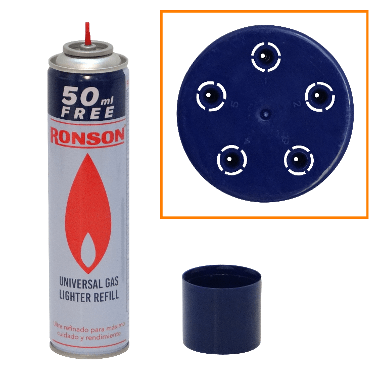 RONSON. RONSON Recarga de Gas Butano 300ml UN2037