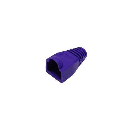 RJC-BP Violeta Bolsa de 100 unidades Protector para Conector RJ45 Color Púrpura
