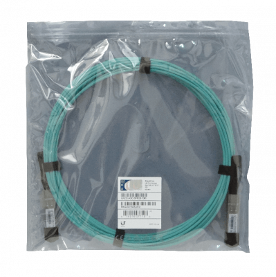 UA2-10 UBIQUITI 10m SFP28-25Gbps Cable 3mm Fibra-MM Directo UACC-AOC-SFP28-10M