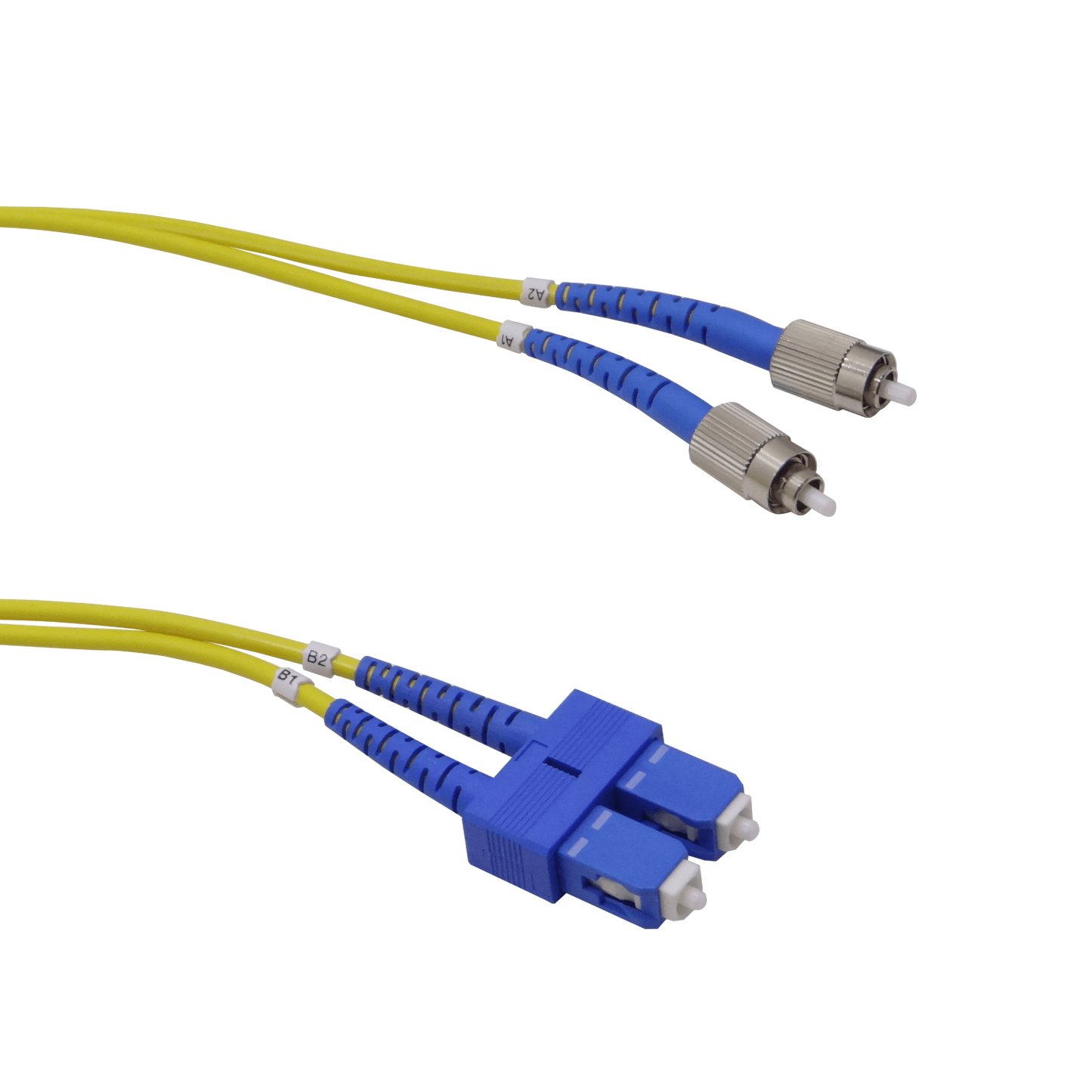 JFSCF25 25mt SC-FC Monomodo SM Dúplex Cable Puente de Fibra 9/125um 3.0mm
