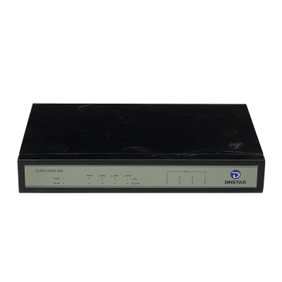 DAG1000-8S DINSTAR 8-FXS-RJ11 G.729 3-LAN 1-WAN ATA GATEWAY 12V-INC-TRAFO