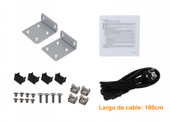 USW-AGGREGATION Switch UBIQUITI UniFi de 8 Puertos SFP+ 10G, 160Gbps, Administrable Capa 2, Montaje en Rack 1U, 100-240VAC.