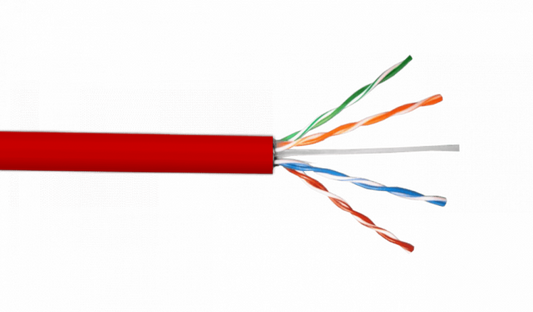 CBP-MR3 LINKCHIP Cable de Red UTP Cat5e Interior Multifilar 24AWG Cobre 305 metros Color Rojo