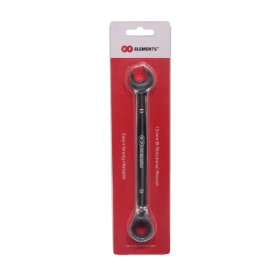 RRW-13MM Llave de trinquete bidireccional con mecanismo de clic RFEL de 13 mm, tipo hexagonal, para uso en antenas