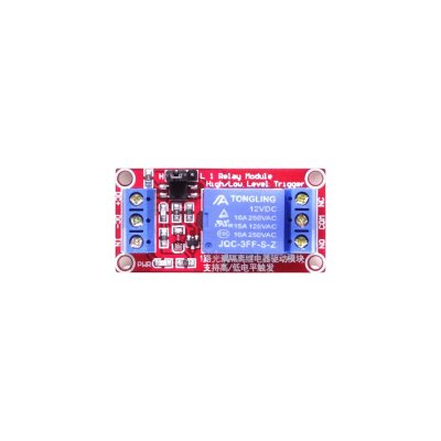 RELE-1X12 Módulo de Relé 12V 6-pines NC/NA Optoacoplado 26x51mm JQC-3FF-S-Z