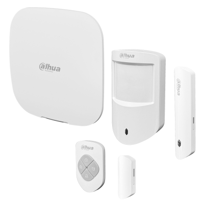 KIT-FW2 DAHUA Kit de alarma inalámbrica 1-100 4G/LTE Doble SIM 2,4GHz incluye fuente 12V
