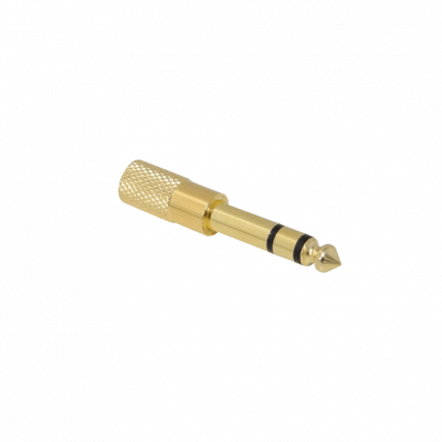 ASM35 Adaptador Acoplador Estéreo de Audio Plug 3,5mm Hembra a 6,35mm Macho (1/8" a 1/4")