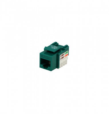 KP5VL LINKMADE Verde Cat5E U/UTP Punchable Keystone Conector Hembra RJ45