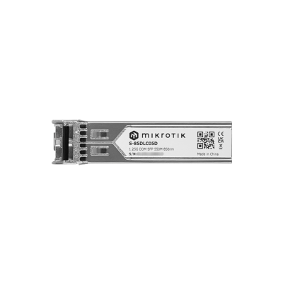 S-85DLC05D MIKROTIK 2-LC Multimodo 550mt 850nm Transceptor SFP 1,25gbps Gigabit Fibra Óptica
