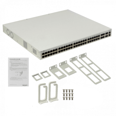 CRS354-48P-4S+2Q+RM MIKROTIK req-C13 2-QSFP+40G 48-1000-PoE 4-SFP+10G MGMT L5 1-PSU Switch