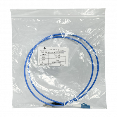 JBSLF1. LSZH Apantallado 1mt LC-FC SM Unidireccional Puente Conductor Fibra Óptica 3.0mm 9/125um