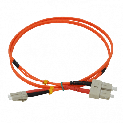 JFMLC1. 1mt LC-SC OM1 MultiModo MM Duplex Jumper Fibra 3mm 62.5/125um